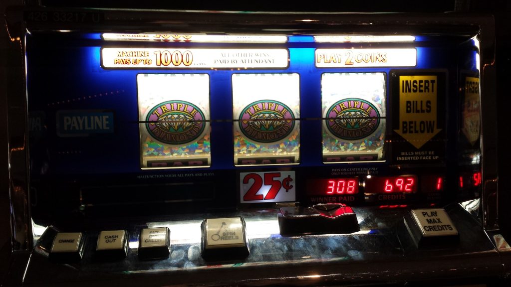 Monitoring a slot machine